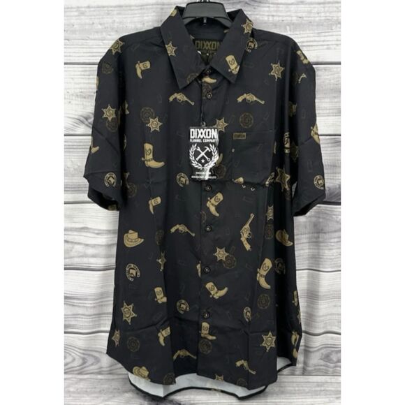 DIXXON Flannel Company Men's The 1876 V-Twin Visionary Party Shirt Size S NEW - Picture 2 of 6